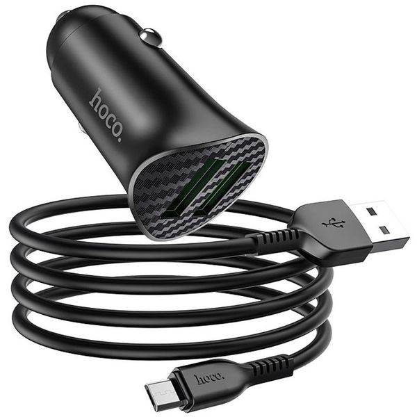 АЗП Hoco Z39 QC3.0 (2USB) + MicroUSB 41719 фото