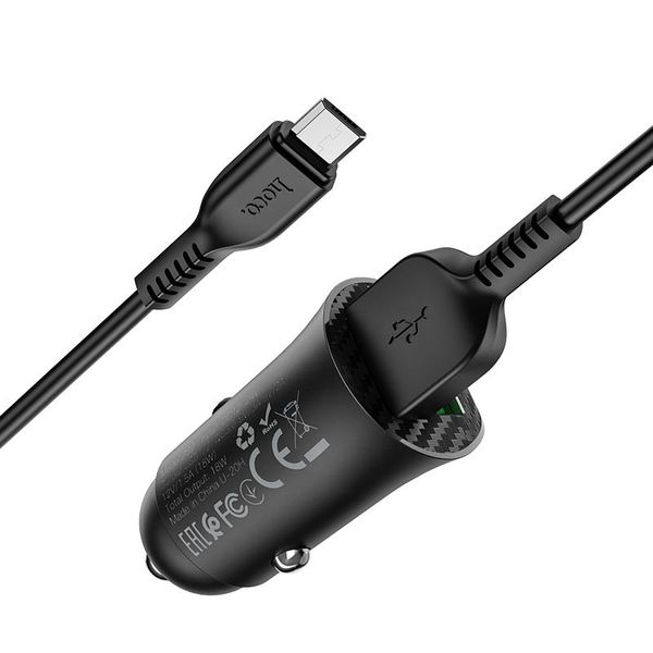 АЗП Hoco Z39 QC3.0 (2USB) + MicroUSB 41719 фото