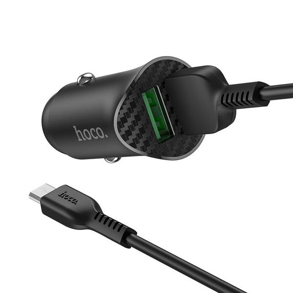 АЗП Hoco Z39 QC3.0 (2USB) + MicroUSB 41719 фото