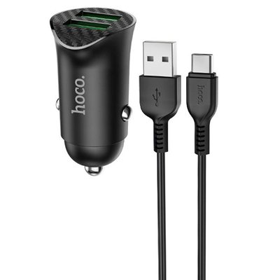 АЗП Hoco Z39 QC3.0 (2USB) + Type-C 41720 фото