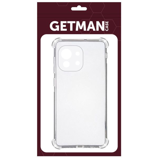 TPU чехол GETMAN Ease logo усиленные углы Full Camera для Xiaomi Mi 11 71721 фото