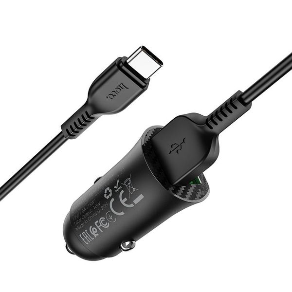 АЗП Hoco Z39 QC3.0 (2USB) + Type-C 41720 фото