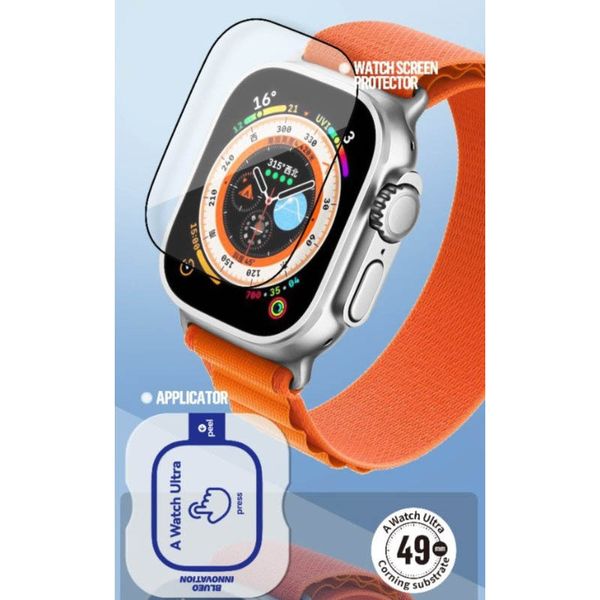 Защитное 2.5D стекло Blueo Corning Gorilla Glass для Apple Watch Ultra / Ultra 2 49mm 71041 фото