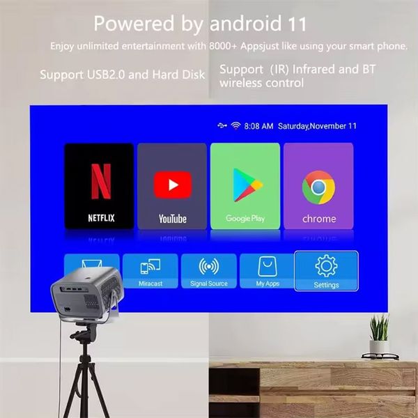 Проектор 4k ver.1 Android A10 70251 фото