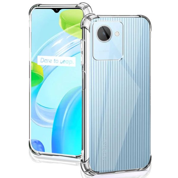 TPU чехол GETMAN Ease logo усиленные углы Full Camera для Realme C30 71837 фото