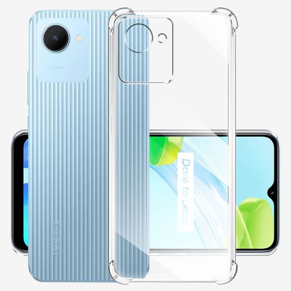 TPU чехол GETMAN Ease logo усиленные углы Full Camera для Realme C30 71837 фото