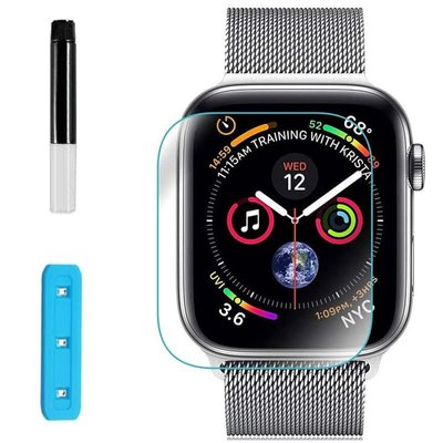 Захисне 3D скло Nano Optics з УФ лампою для Apple Watch Series 7/8 41mm 50978 фото