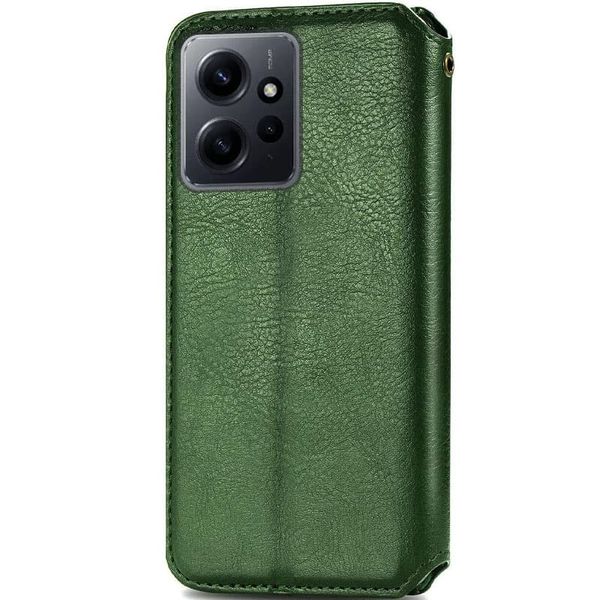 Кожаный чехол книжка GETMAN Cubic (PU) для Xiaomi Redmi Note 12 4G 63955 фото