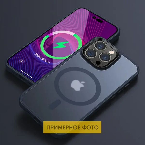 TPU+PC чехол Metal Buttons with MagSafe Colorful для Apple iPhone 16 Pro (6.3") 72985 фото