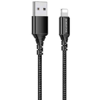 Дата кабель Borofone BX54 Ultra bright USB to Lightning (1m) 55377 фото