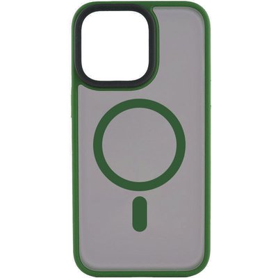 TPU+PC чохол Metal Buttons with MagSafe для Apple iPhone 15 Pro Max (6.7") 65612 фото