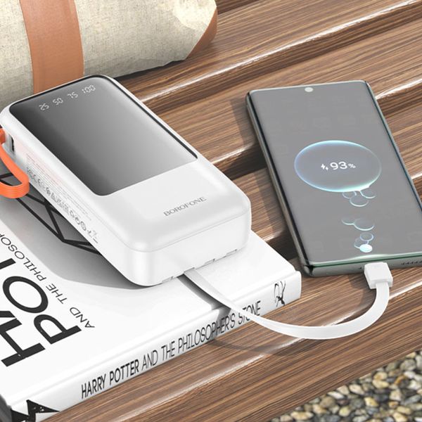 Портативное ЗУ Power Bank BOROFONE BJ60A Rapid with four cables 20000 mAh 72781 фото