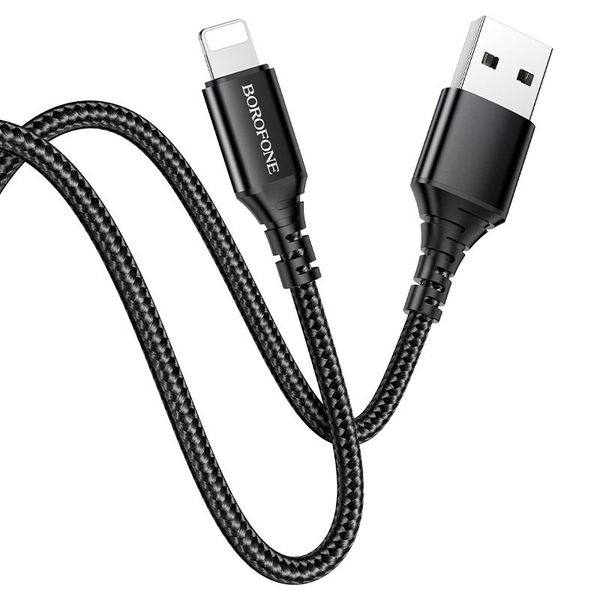 Дата кабель Borofone BX54 Ultra bright USB to Lightning (1m) 55377 фото