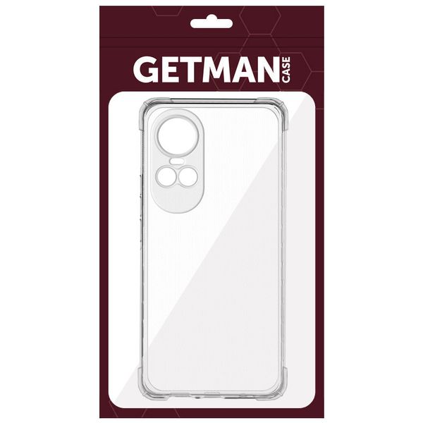 TPU чохол GETMAN Ease logo посилені кути Full Camera для Oppo Reno 10 / 10 Pro 71748 фото