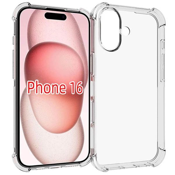 TPU чехол GETMAN Ease logo усиленные углы для Apple iPhone 16 (6.1") 73457 фото