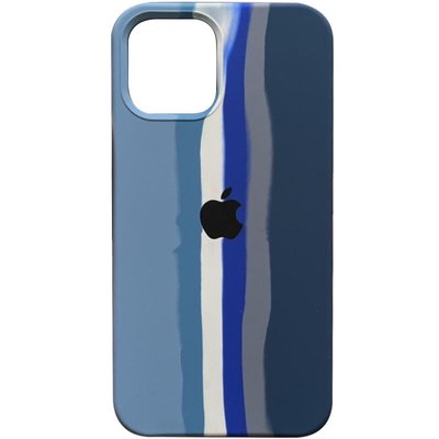 Чохол Silicone case Full Rainbow для Apple iPhone 13 Pro Max (6.7") 50321 фото