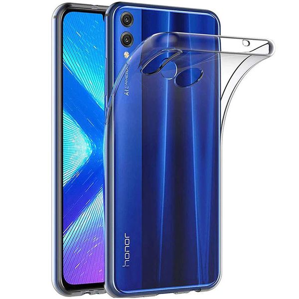 TPU чехол Epic Transparent 1,5mm для Huawei Honor 8X 56654 фото