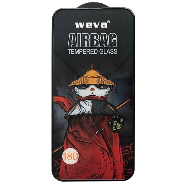 Защитное 2.5D стекло Weva AirBag (тех.пак) для Apple iPhone 15 Pro Max (6.7") 65686 фото