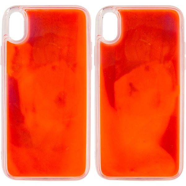 Неоновый чехол Neon Sand glow in the dark для Apple iPhone X / XS (5.8") 30752 фото