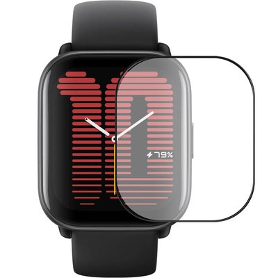 Полимерная пленка 3D (full glue) (тех.пак) для Xiaomi Amazfit Active 68602 фото