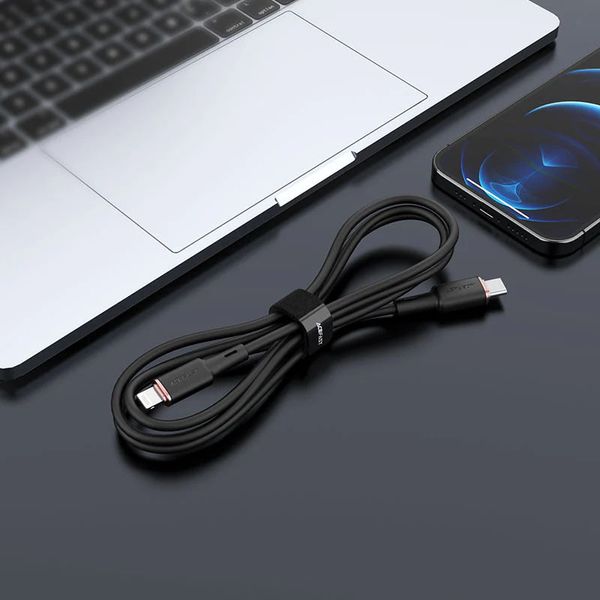 Дата кабель Acefast MFI C2-01 USB-C to Lightning zinc alloy silicone (1.2m) 65915 фото