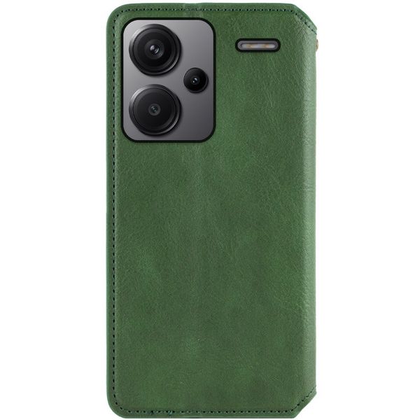 Шкіряний чохол книжка GETMAN Cubic (PU) для Xiaomi Redmi Note 13 Pro+ 68730 фото