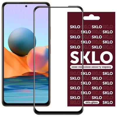 Захисне скло SKLO 3D для Xiaomi Redmi Note 10 Pro 43758 фото