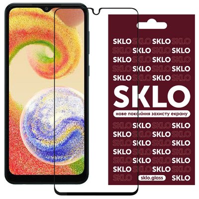 Захисне скло SKLO 3D для Samsung Galaxy A04 / A04s / A04e 57381 фото