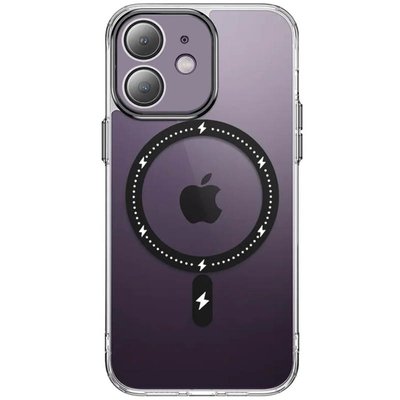 Чохол TPU+PC Colorful with MagSafe для Apple iPhone 12 (6.1") 65140 фото