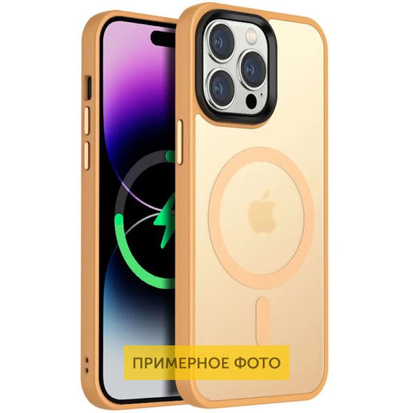 TPU+PC чохол Metal Buttons with MagSafe Colorful для Apple iPhone 16 Pro Max (6.9") 72986 фото