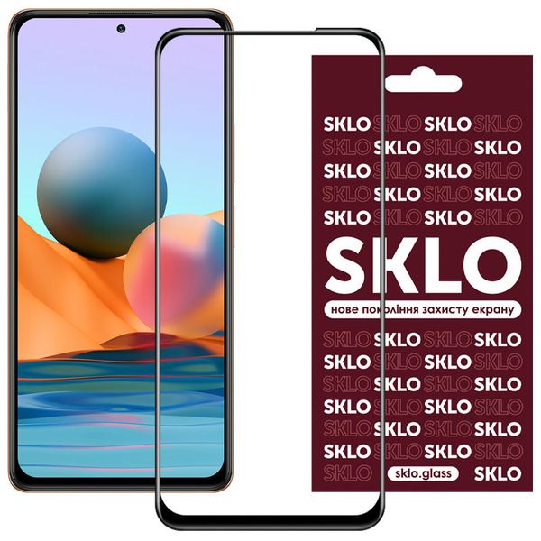 Захисне скло SKLO 3D для Xiaomi Redmi Note 10 Pro 43758 фото