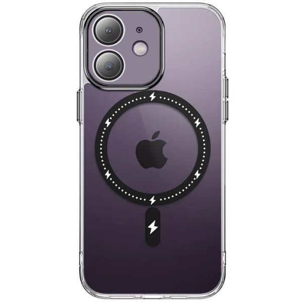 Чехол TPU+PC Colorful with MagSafe для Apple iPhone 12 (6.1") 65140 фото