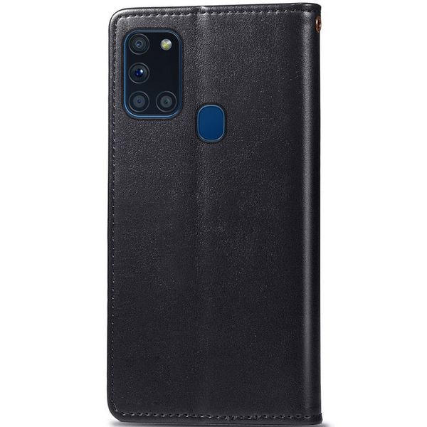 Кожаный чехол книжка GETMAN Gallant (PU) для Samsung Galaxy A21s 36701 фото