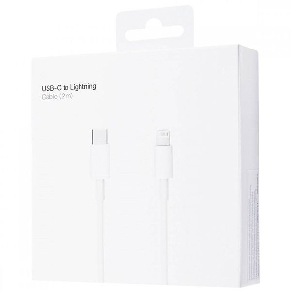 Дата кабель Foxconn для Apple iPhone USB-C to Lightning (AAA grade) (2m) (box, no logo) 53950 фото