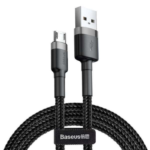 Дата кабель Baseus Cafule MicroUSB Cable 2.4A (1m) (CAMKLF-B) 34278 фото