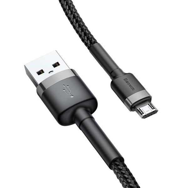 Дата кабель Baseus Cafule MicroUSB Cable 2.4A (1m) (CAMKLF-B) 34278 фото